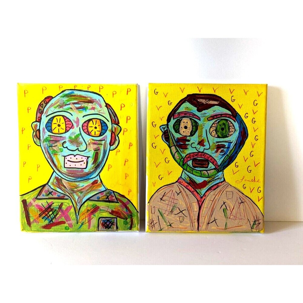 Pablo Picasso Vincent Van Gogh Portrait Paintings Zombie Abstract Impressionism